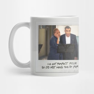 Schitt's Creek Instant Photo: Ronnie, Johnny - I've Got Perfect Pitch, So Do Not Mess This Up For Me Mug